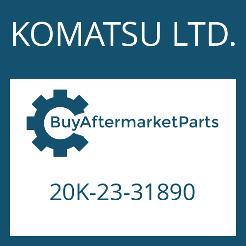 KOMATSU LTD. 20K-23-31890 - FRICTION PLATE