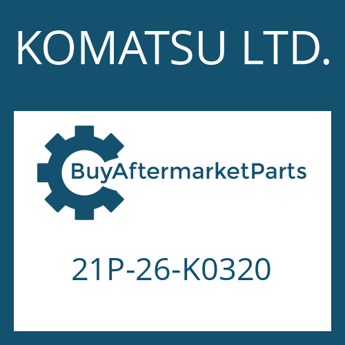 KOMATSU LTD. 21P-26-K0320 - FRICTION PLATE