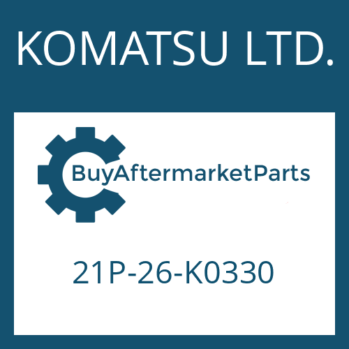 KOMATSU LTD. 21P-26-K0330 - FRICTION PLATE