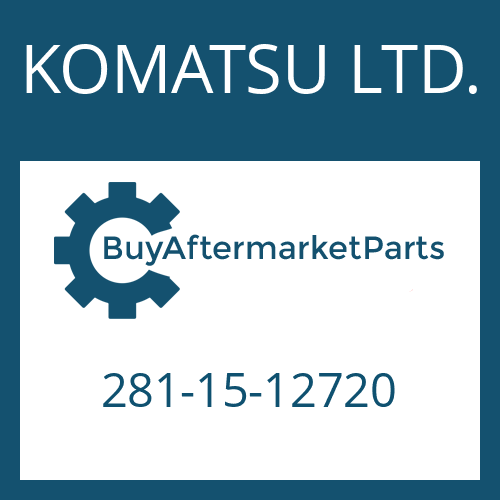 KOMATSU LTD. 281-15-12720 - FRICTION PLATE