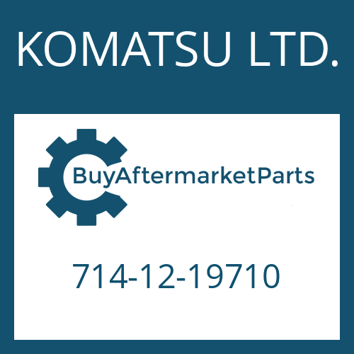 KOMATSU LTD. 714-12-19710 - FRICTION PLATE