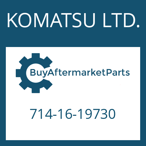 KOMATSU LTD. 714-16-19730 - FRICTION PLATE