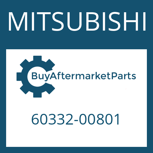 MITSUBISHI 60332-00801 - FRICTION PLATE