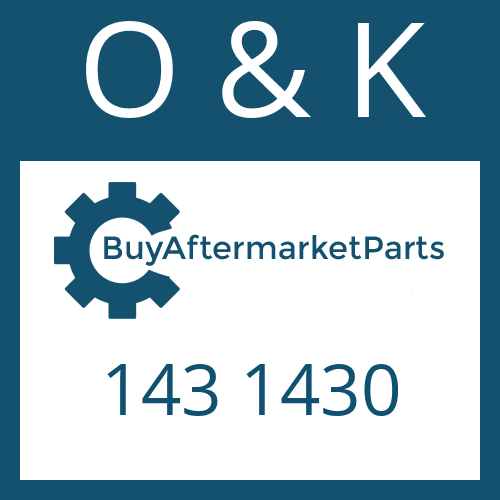 O & K 143 1430 - FRICTION PLATE