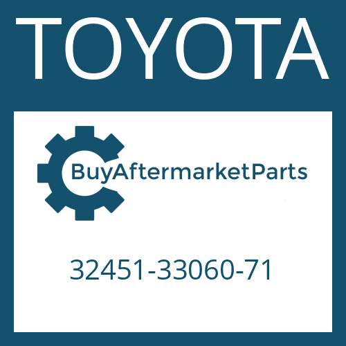 TOYOTA 32451-33060-71 - FRICTION PLATE