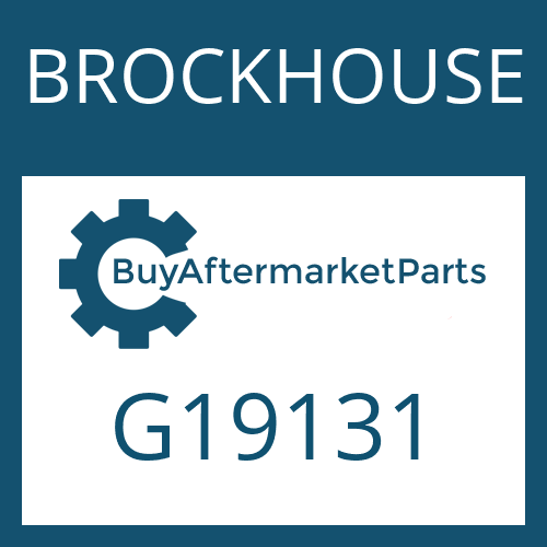 BROCKHOUSE G19131 - FRICTION PLATE