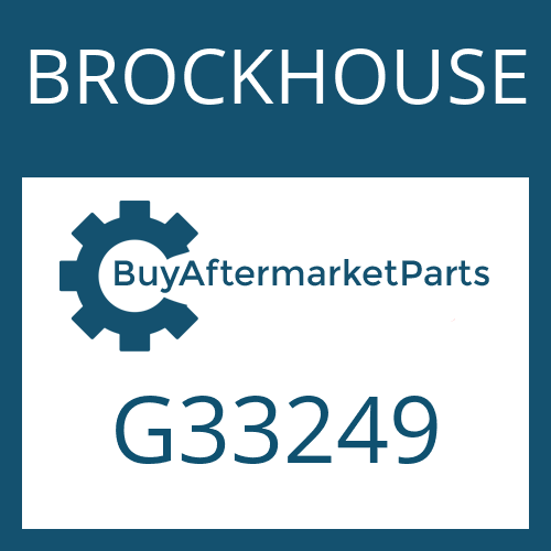 BROCKHOUSE G33249 - FRICTION PLATE