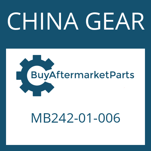 CHINA GEAR MB242-01-006 - FRICTION PLATE