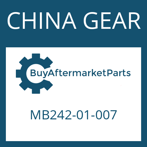 CHINA GEAR MB242-01-007 - FRICTION PLATE