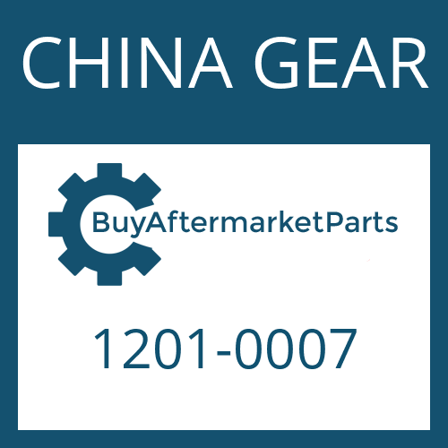 CHINA GEAR 1201-0007 - FRICTION PLATE