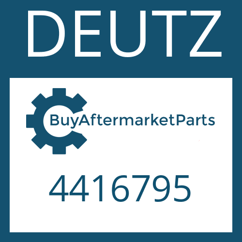 DEUTZ 4416795 - FRICTION PLATE