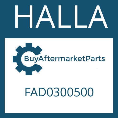 HALLA FAD0300500 - FRICTION PLATE