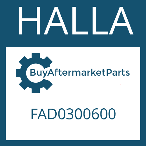 HALLA FAD0300600 - FRICTION PLATE