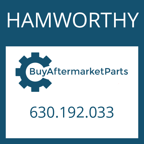 HAMWORTHY 630.192.033 - FRICTION PLATE