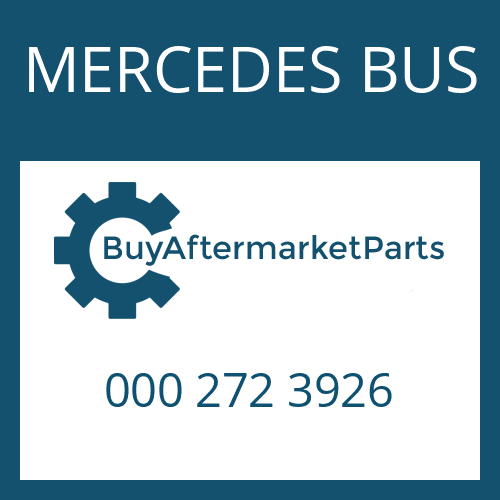 MERCEDES BUS 000 272 3926 - FRICTION PLATE