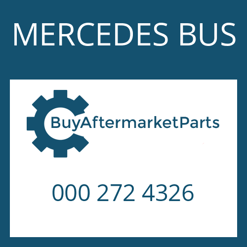 MERCEDES BUS 000 272 4326 - FRICTION PLATE