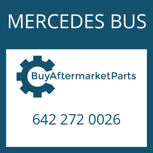 MERCEDES BUS 642 272 0026 - FRICTION PLATE