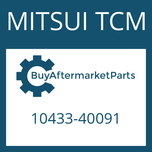 MITSUI TCM 10433-40091 - FRICTION PLATE