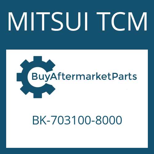 MITSUI TCM BK-703100-8000 - FRICTION PLATE