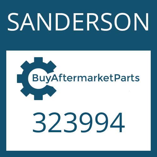 SANDERSON 323994 - FRICTION PLATE