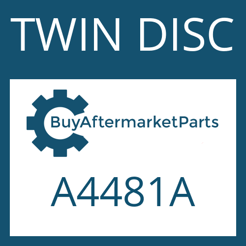 TWIN DISC A4481A - FRICTION PLATE