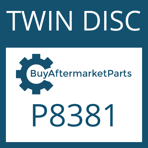 TWIN DISC P8381 - FRICTION PLATE