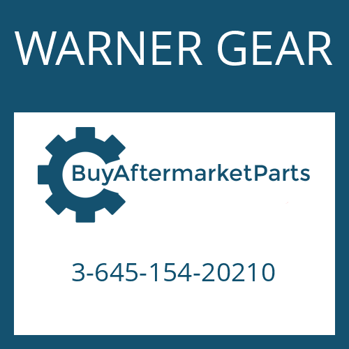 WARNER GEAR 3-645-154-20210 - FRICTION PLATE