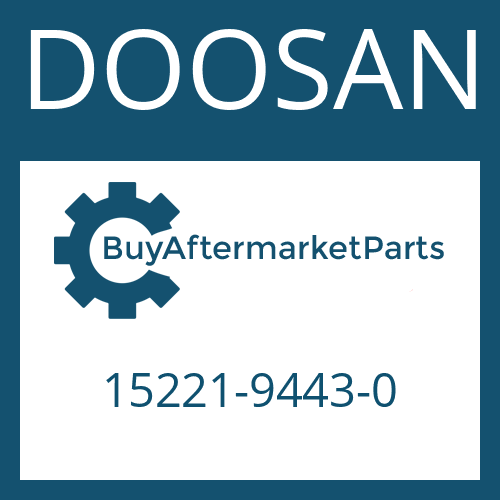 DOOSAN 15221-9443-0 - WASHER;WITH RUBBER