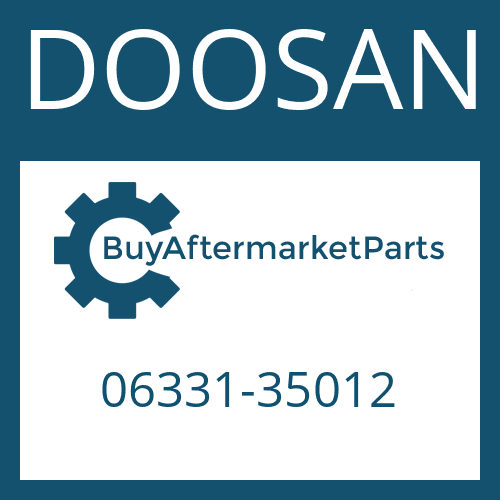 DOOSAN 06331-35012 - PLUG