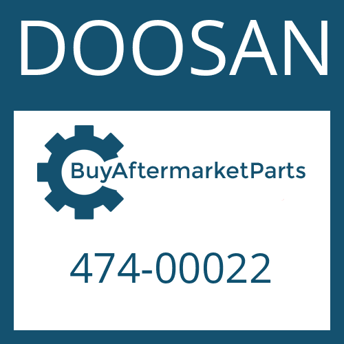 DOOSAN 474-00022 - CARTRIDGE;BY-PASS