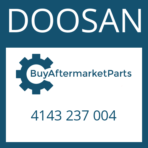 DOOSAN 4143 237 004 - AXLE HOUSING TERMINATING DATE