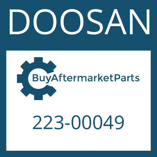 DOOSAN 223-00049 - PLATE;VALVE