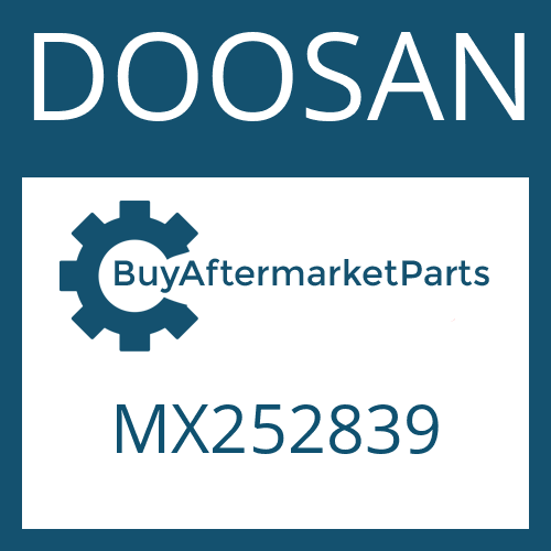DOOSAN MX252839 - WASHER