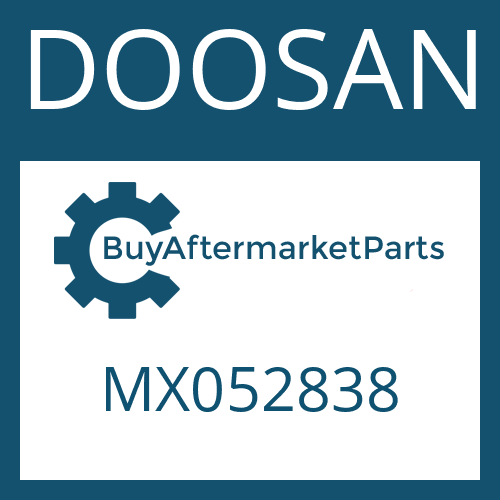 DOOSAN MX052838 - PLUG,SCREW