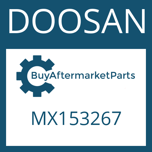DOOSAN MX153267 - PLUG for Heavy Equipment