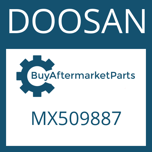 DOOSAN MX509887 - PLATE