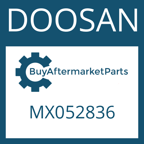 DOOSAN MX052836 - AXLE HOUSING