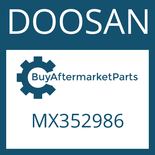 DOOSAN MX352986 - TUBE