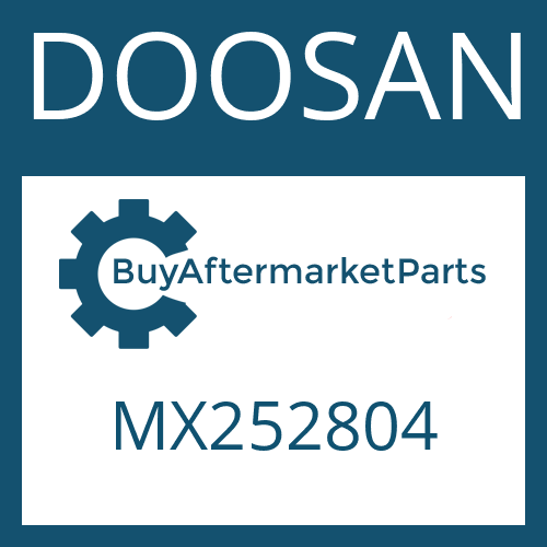 DOOSAN MX252804 - COVER