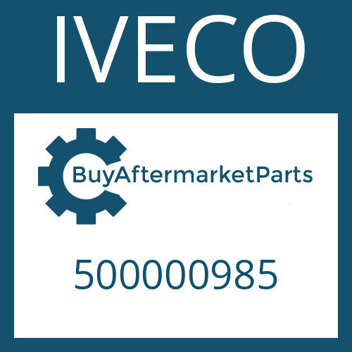 IVECO 500000985 - PUMP