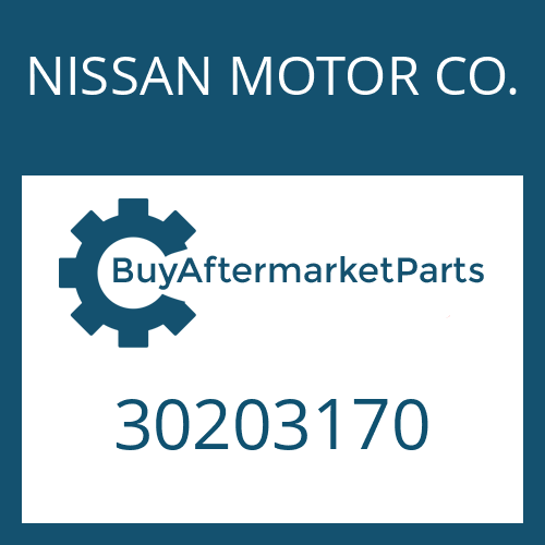 NISSAN MOTOR CO. 30203170 - SWITCH