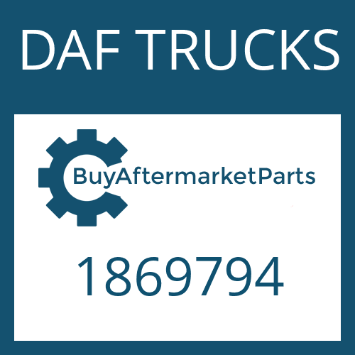 DAF TRUCKS 1869794 - SWITCH