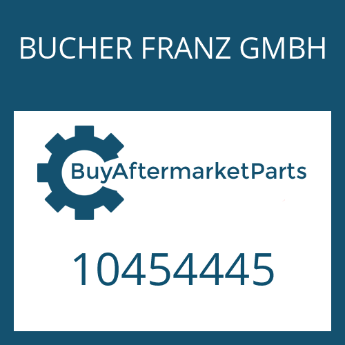 BUCHER FRANZ GMBH 10454445 - HOSE CLAMP