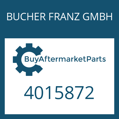 BUCHER FRANZ GMBH 4015872 - O-RING