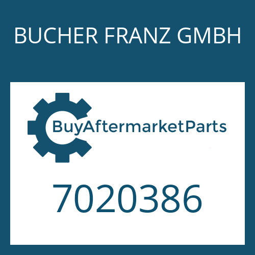 BUCHER FRANZ GMBH 7020386 - HOSE PIPE