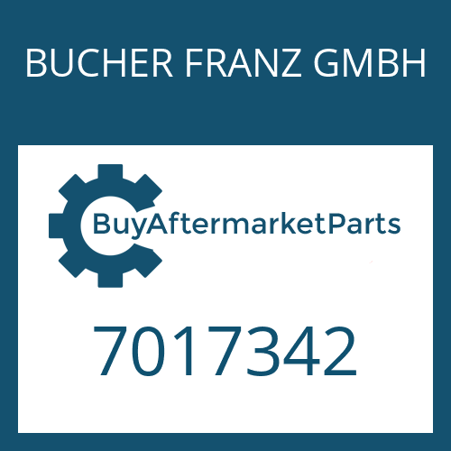 BUCHER FRANZ GMBH 7017342 - HELICAL GEAR