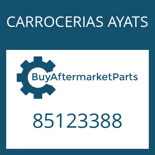 CARROCERIAS AYATS 85123388 - COVER