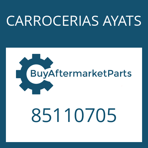 CARROCERIAS AYATS 85110705 - O-RING