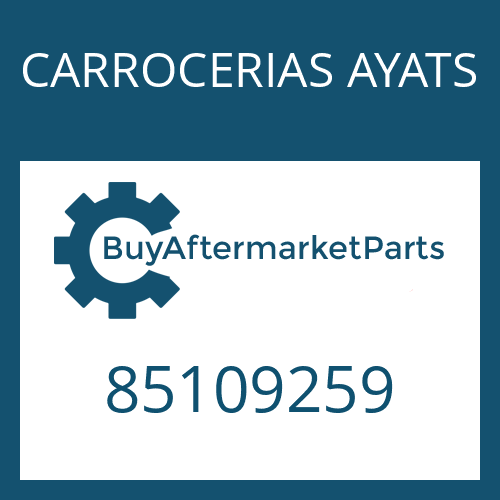 CARROCERIAS AYATS 85109259 - SEAL KIT