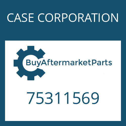 CASE CORPORATION 75311569 - COVER